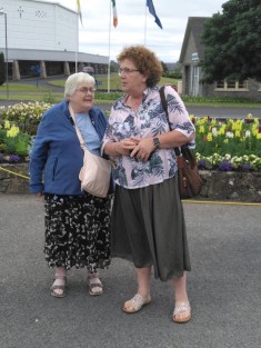 Noeele meets Lucy from Gorey at Knock - 5 July 2018